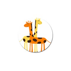 Giraffe Africa Safari Wildlife Golf Ball Marker (4 Pack) by Nexatart