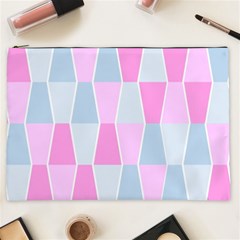 Geometric Pattern Design Pastels Cosmetic Bag (xxl)  by Nexatart