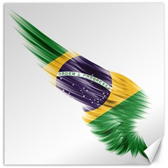 Flag Of Brazil Canvas 12  X 12   by Sapixe