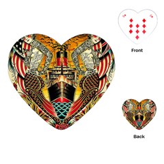 Hail Fine Art Print Playing Cards (heart)  by Sapixe