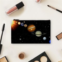 Outer Space Planets Solar System Cosmetic Bag (small)  by Sapixe