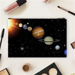 Outer Space Planets Solar System Cosmetic Bag (Large)  Back