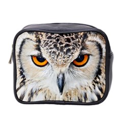 Owl Face Mini Toiletries Bag 2-side by Sapixe