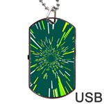 Space Trip 5 Dog Tag USB Flash (Two Sides) Back