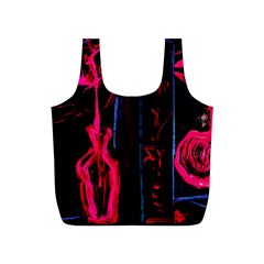 Calligraphy Full Print Recycle Bags (s)  by bestdesignintheworld