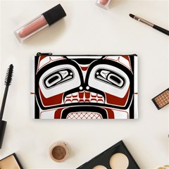 Traditional Northwest Coast Native Art Cosmetic Bag (small)  by Sapixe