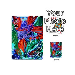 Dscf1366 - Birds Of Paradise Playing Cards 54 (mini)  by bestdesignintheworld