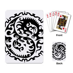 Ying Yang Tattoo Playing Card by Sapixe