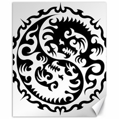 Ying Yang Tattoo Canvas 16  X 20   by Sapixe