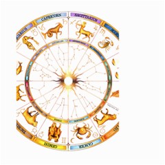 Zodiac  Institute Of Vedic Astrology Small Garden Flag (two Sides) by Sapixe