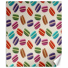 Macaron Macaroon Stylized Macaron Canvas 20  X 24   by Sapixe