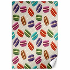 Macaron Macaroon Stylized Macaron Canvas 20  X 30   by Sapixe