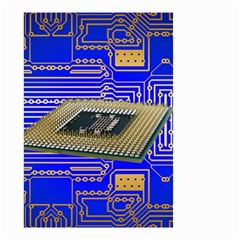 Processor Cpu Board Circuits Small Garden Flag (two Sides) by Sapixe