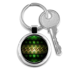 Fractal Art Digital Art Key Chains (round)  by Sapixe