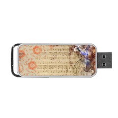 Art Collage Design Colorful Color Portable Usb Flash (one Side) by Sapixe