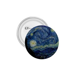 The Starry Night  1 75  Buttons by Valentinaart