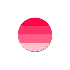 Pink Scarlet Gradient Stripes Pattern Golf Ball Marker (4 Pack) by yoursparklingshop