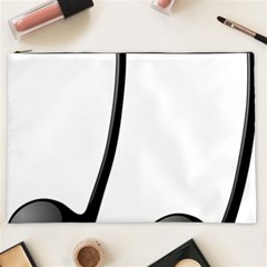 Music Note Cosmetic Bag (xxl)  by StarvingArtisan