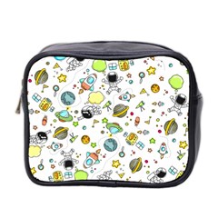 Space Pattern Mini Toiletries Bag 2-side by Valentinaart