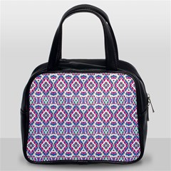 Colorful Folk Pattern Classic Handbags (2 Sides) by dflcprints