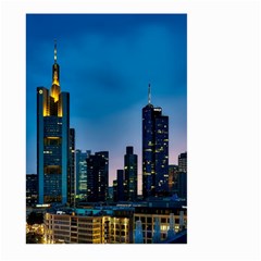 Frankfurt Germany Panorama City Large Garden Flag (two Sides) by Simbadda