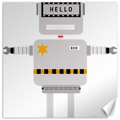 Robot Technology Robotic Animation Canvas 20  X 20   by Simbadda