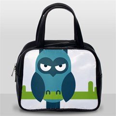 Owl Comic Animal Classic Handbags (one Side) by Simbadda