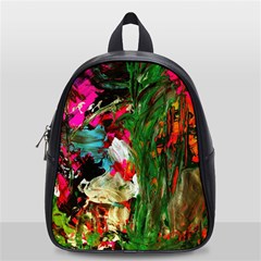 Sunset In A Mountains 1 School Bag (small) by bestdesignintheworld