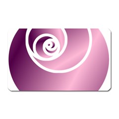 Rose  Magnet (rectangular) by Jylart