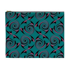 Spirals Cosmetic Bag (xl) by Jylart