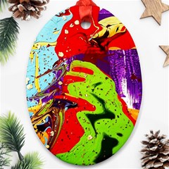 Untitled Island 5 Ornament (oval) by bestdesignintheworld