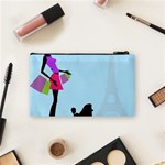 Woman Girl Lady Female Young Cosmetic Bag (Small)  Back