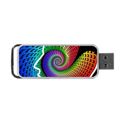 Head Spiral Self Confidence Portable Usb Flash (two Sides) by Sapixe