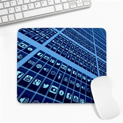 Mobile Phone Smartphone App Large Mousepads by Sapixe