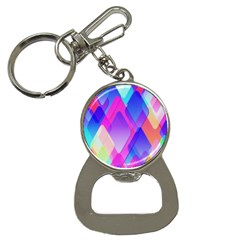 Squares Color Squares Background Bottle Opener Key Chains by Sapixe