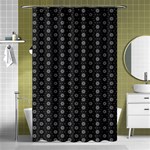 Geometric Pattern Dark Shower Curtain 48  x 72  (Small)  Curtain(48  X 72 ) - 42.18 x64.8  Curtain(48  X 72 )