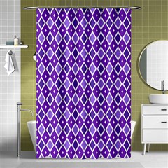 Jess Violet Shower Curtain 48  X 72  (small)  by jumpercat