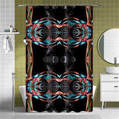 Fractal Math Design Backdrop Shower Curtain 48  X 72  (small)  by Sapixe