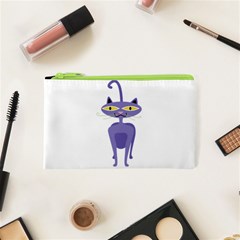 Cat Clipart Animal Cartoon Pet Cosmetic Bag (xs) by Sapixe