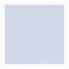 Alice Blue Houndstooth In English Country Garden Medium Glasses Cloth (2-side) by PodArtist