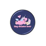 Long distance lover - Cute Unicorn Hat Clip Ball Marker (10 pack) Front