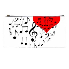 Singing Heart Pencil Cases by FunnyCow