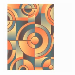 Background Abstract Orange Blue Large Garden Flag (two Sides) by Nexatart