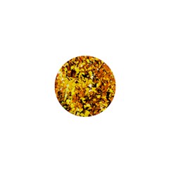 Birch Tree Yellow Leaves 1  Mini Buttons by FunnyCow