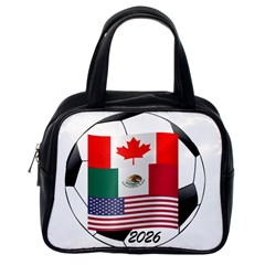 United Football Championship Hosting 2026 Soccer Ball Logo Canada Mexico Usa Classic Handbags (one Side) by yoursparklingshop