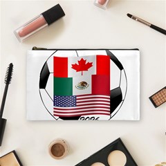 United Football Championship Hosting 2026 Soccer Ball Logo Canada Mexico Usa Cosmetic Bag (medium) by yoursparklingshop