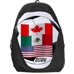 United Football Championship Hosting 2026 Soccer Ball Logo Canada Mexico Usa Backpack Bag by yoursparklingshop