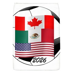 United Football Championship Hosting 2026 Soccer Ball Logo Canada Mexico Usa Flap Covers (s)  by yoursparklingshop