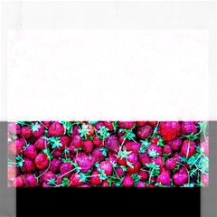 Pile Of Red Strawberries Rectangular Jigsaw Puzzl by FunnyCow