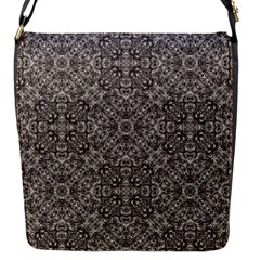 Luxury Modern Baroque Pattern Flap Messenger Bag (s) by dflcprints